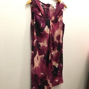 LOFT floral shift dress size 2